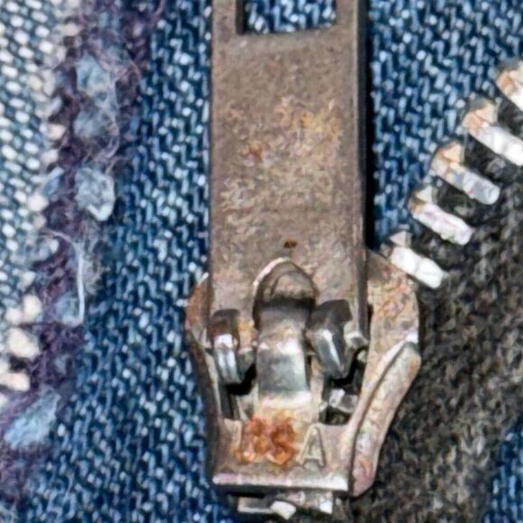 Vintage 1960’s Rare Original Repairs Patchwork Flair Jeans Women’s Misses Petite - Picture 10 of 16